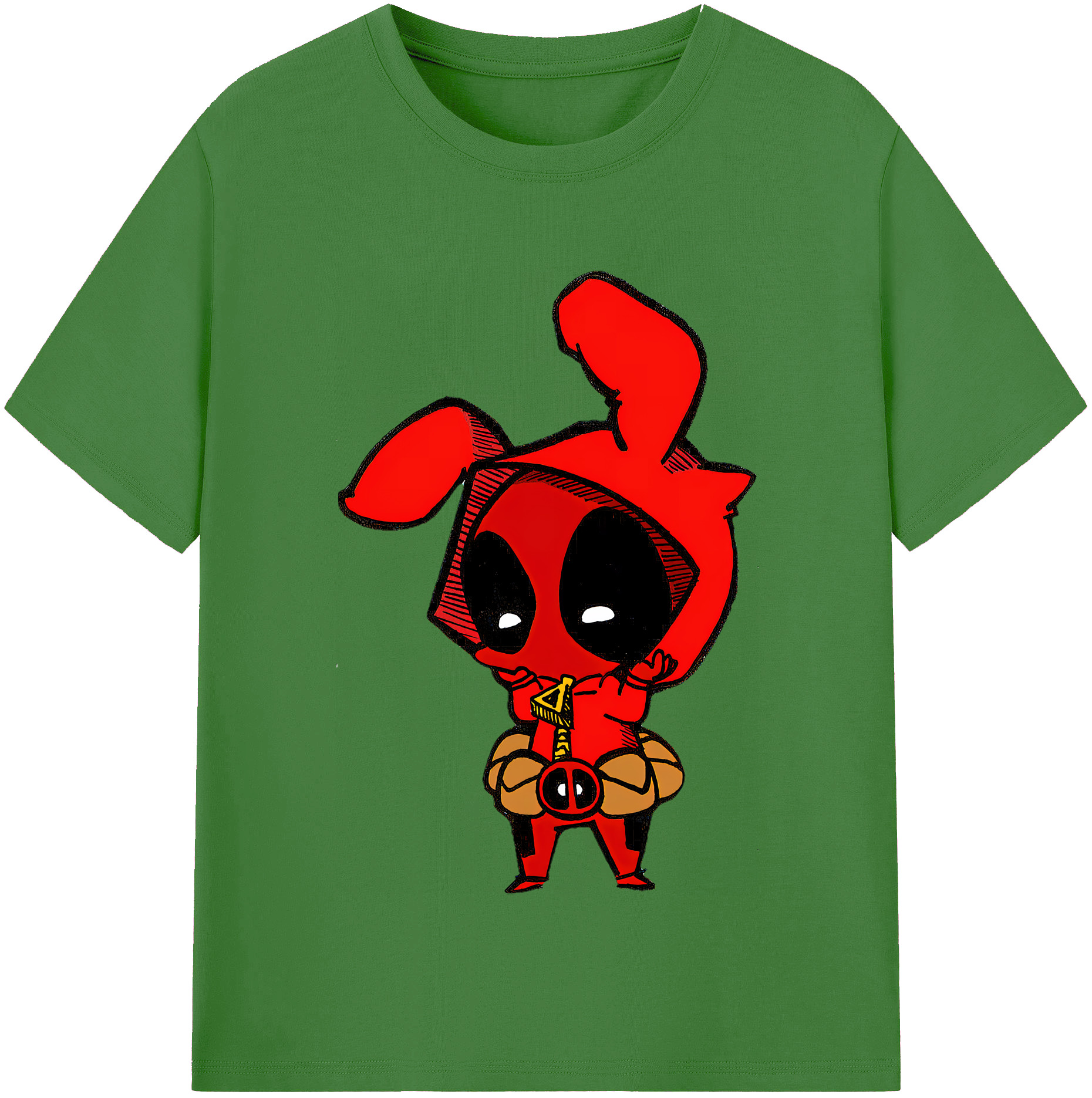 （画像用） Deadpool デッドプール レディースカジュアルプリントTシャツ（綿100％）
